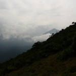 Ausblick auf die andern Virunga-Vulkan.